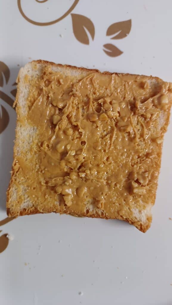 top-view-of-peanut-butter-sandwich
